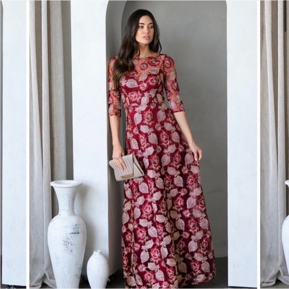 Maniju Lulus Small Winter Gown Bridesmaid Maid of Honor Prom Wedding Guest Dress - Picture 5 of 9